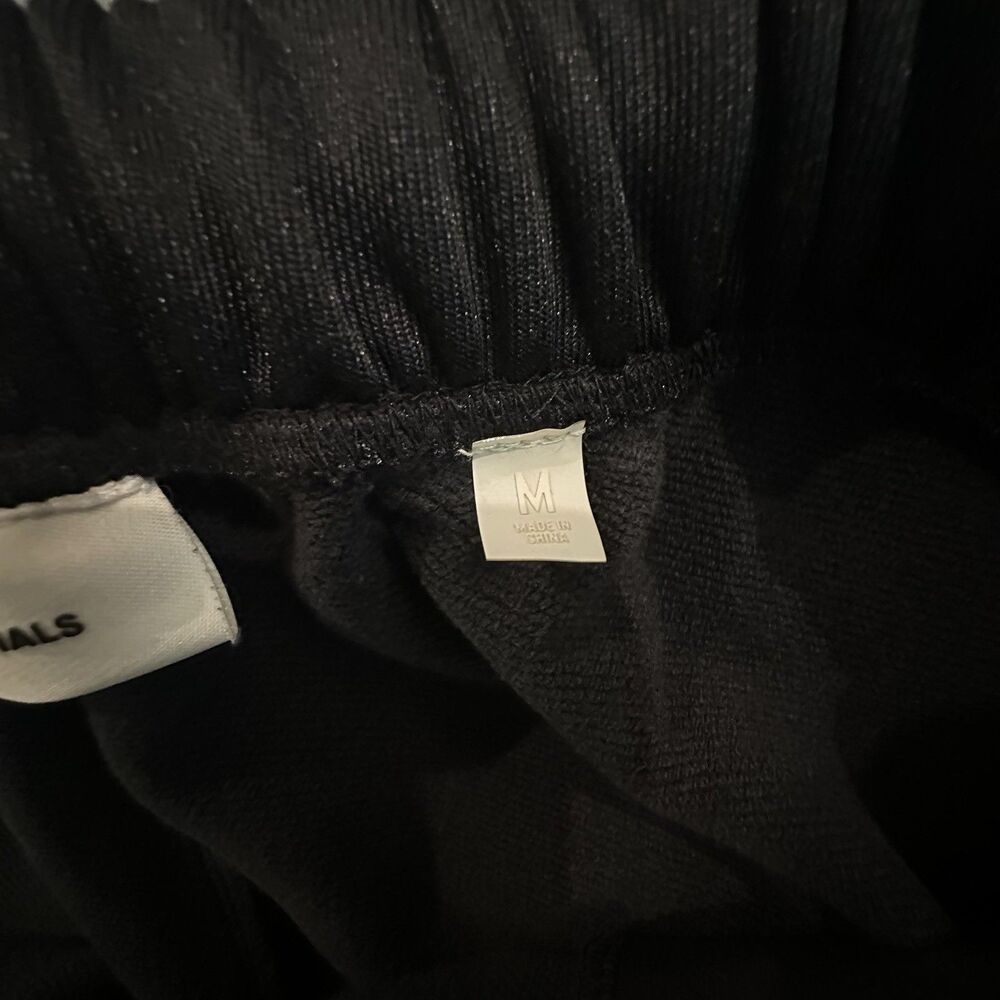 Fear of God Essentials Vintage Black Sweatpants Men's M Baggy Wide Leg #26 - Picture 12 of 16